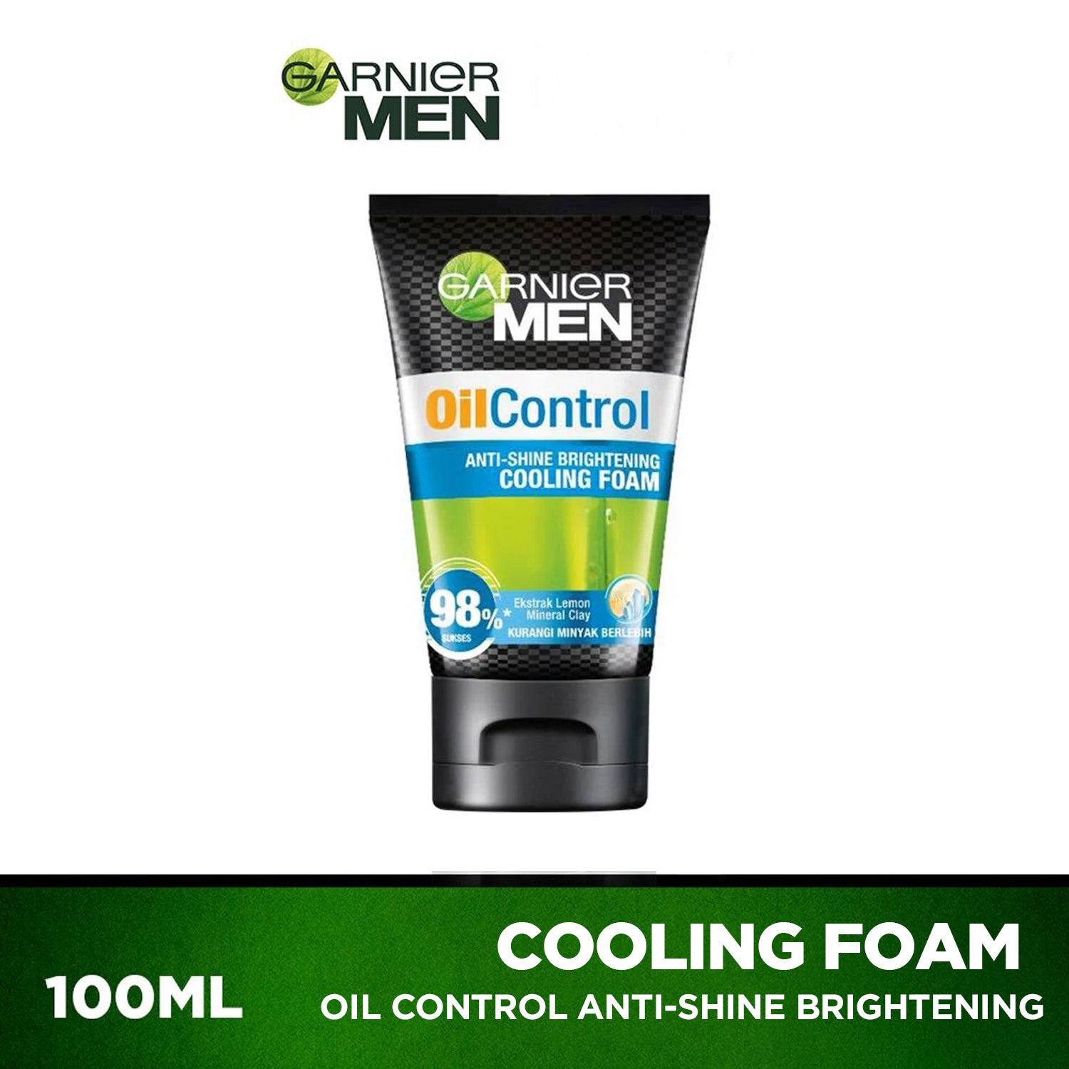 GARNIER Men Oil Control Anti-Shine Brightening Cooling Foam