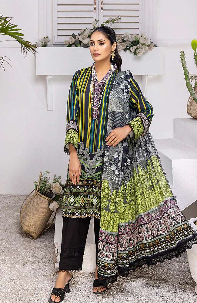 Al Zohaib Coco Digital Printed Lawn 3 Piece Un-Stitched (CCDL-22-13)