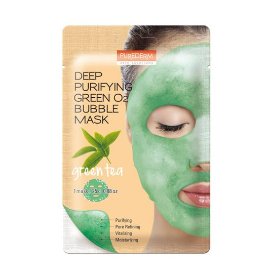 Purederm Deep Purify Green O2 bubble mask