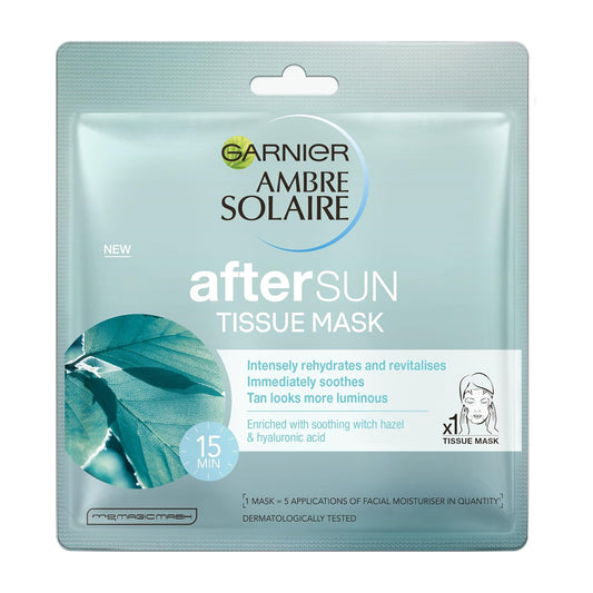 Garnier - Ambre Solaire After Sun Cooling Face Sheet Mask - 32g