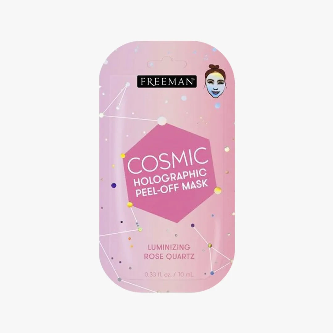 Freeman Beauty Cosmic Holographic Peel-Off Mask, Luminizing Rose Qurtz 10ml