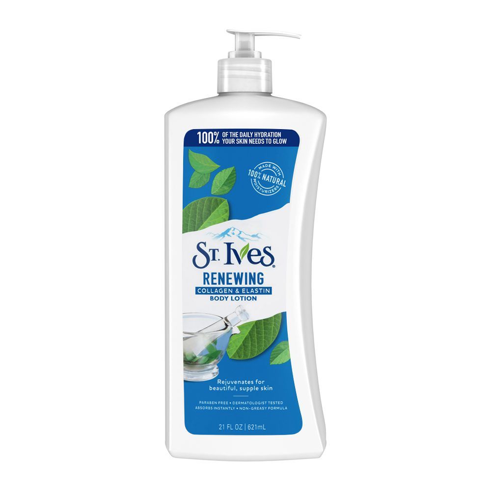 St. Ives Renewing Collagen & Elastin Body Lotion -  Paraben Free - 621ml