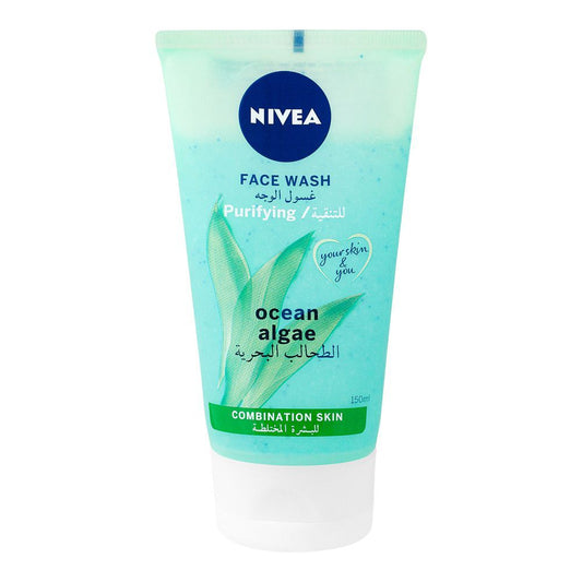 Nivea Purifying Face Wash Ocean Algae Combination Skin 150ml