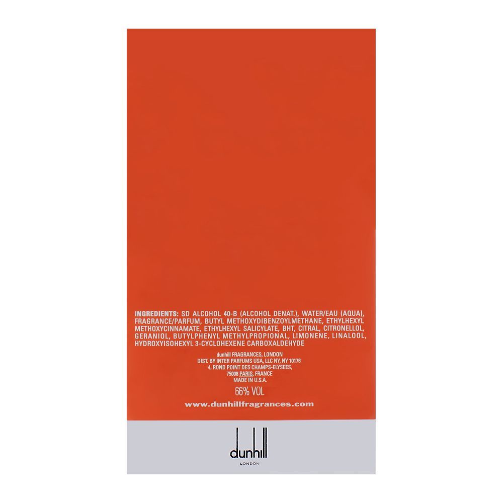 Dunhill - Desire Red Eau De Toilette - 100ml