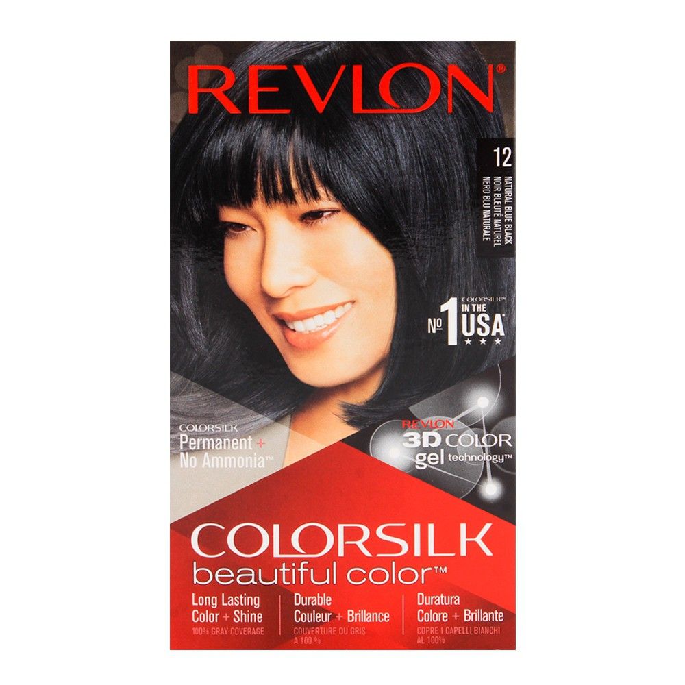 Revlon Colorsilk Hair Color 12 Natural Blue Black