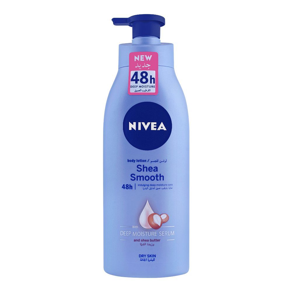 Nivea Shea Smooth Dry Skin Body Lotion With Deep Moisture Serum - 400ml