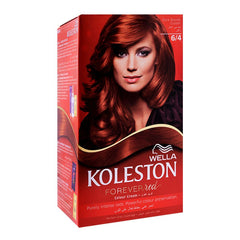 Wella Koleston Forever Red Hair Color Cream Kit, 6/4 Dark Blonde Copper
