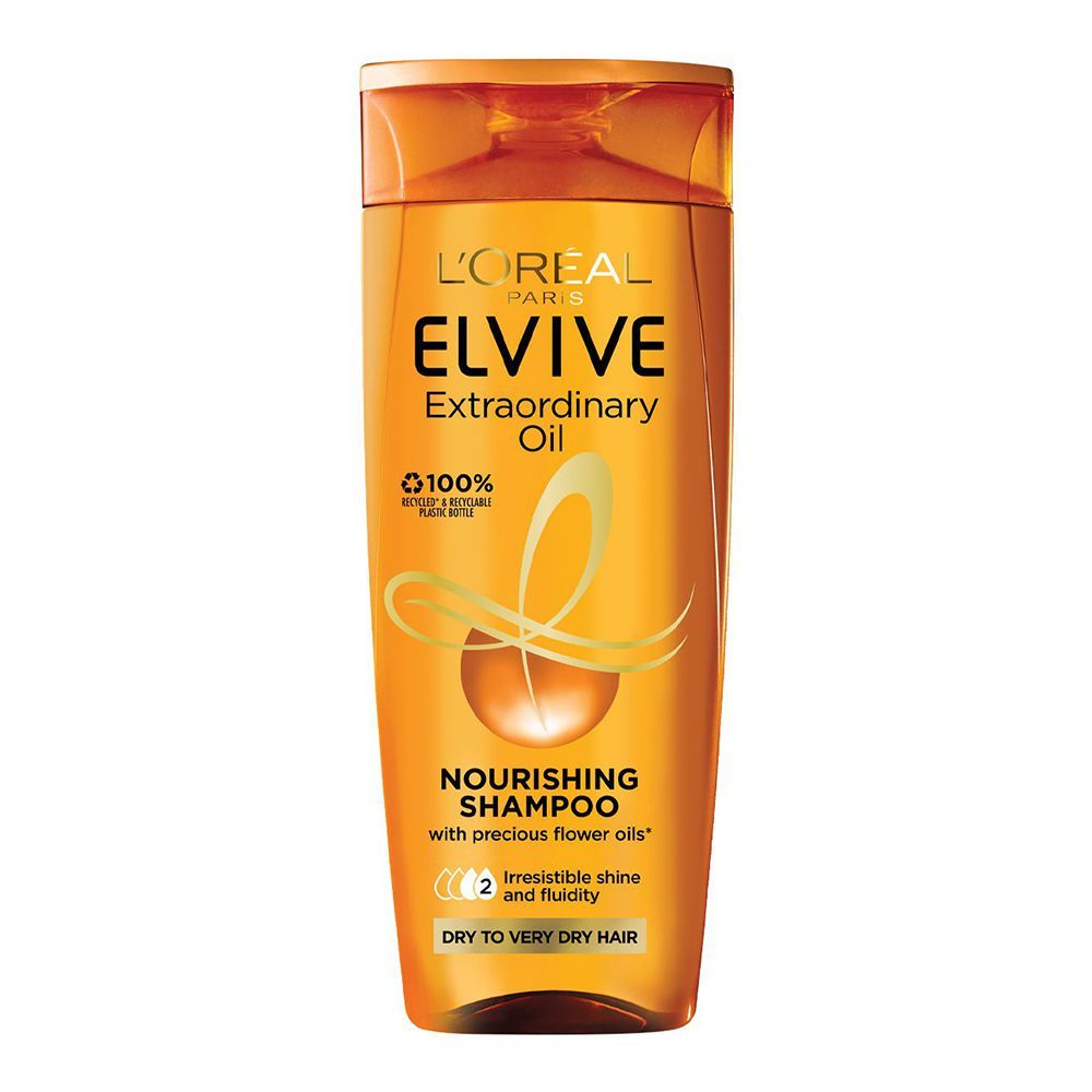 Loreal Paris - Elvive Extraordinary Oil Nourishing Shampoo For Dry to Very Dry Hair - 250ml