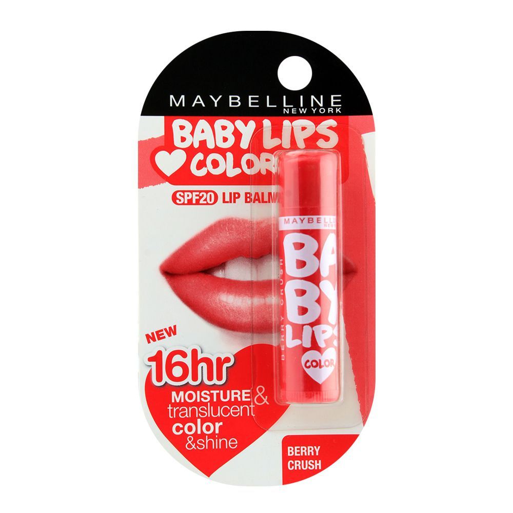 Maybelline – Baby Lips Lip Balm – Berry Crush Tint & Care – 4g