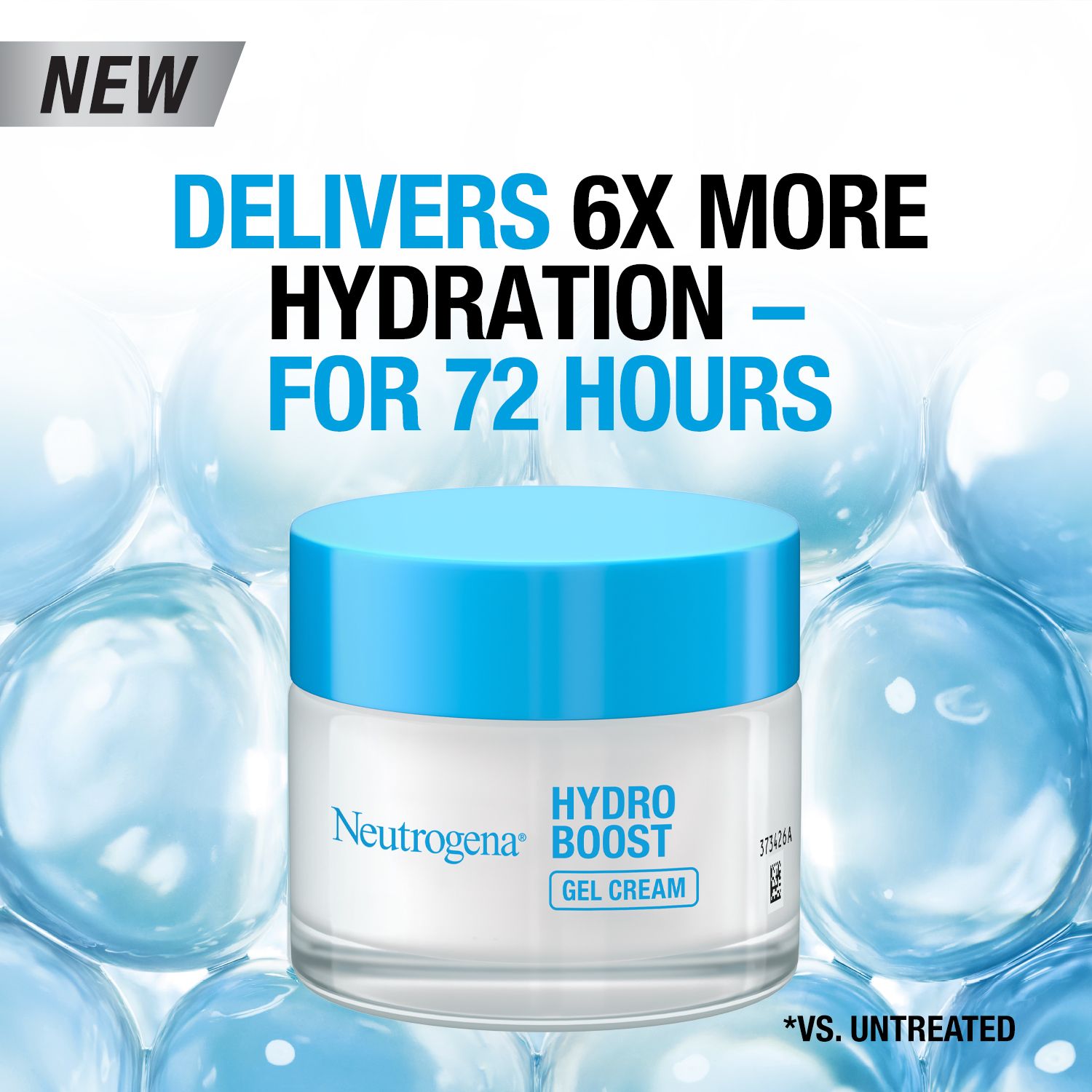 Neutrogena - Hydro Boost Face Gel-Cream for Dry Skin - Fragrance-Free & Hydrating Moisturizer - 50ml