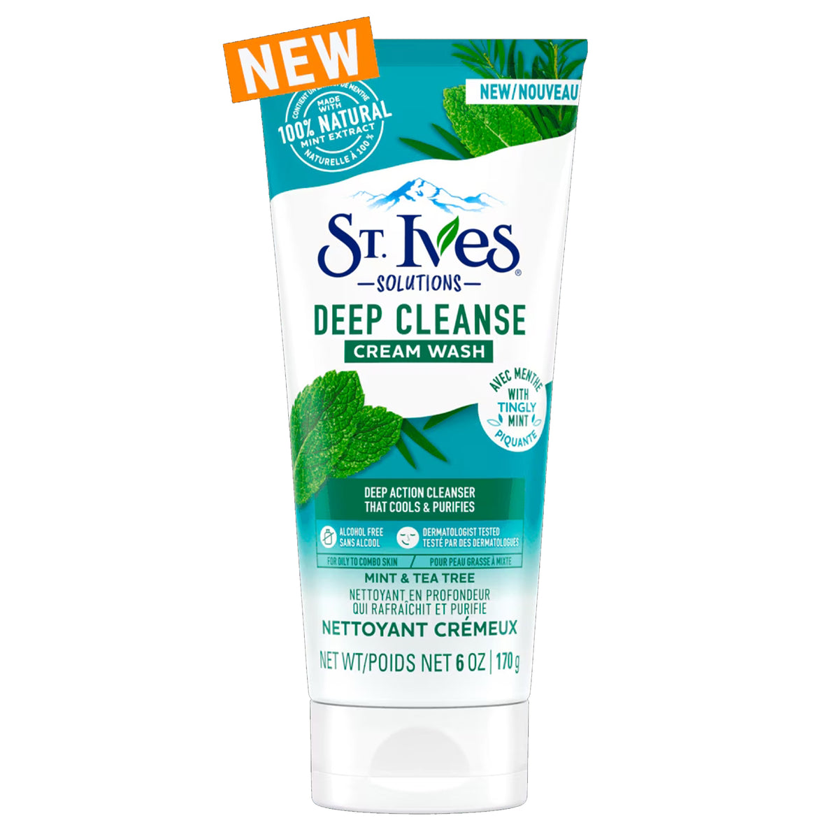 ST.IVES DEEP CLEANSE CREAM WASH 170GM