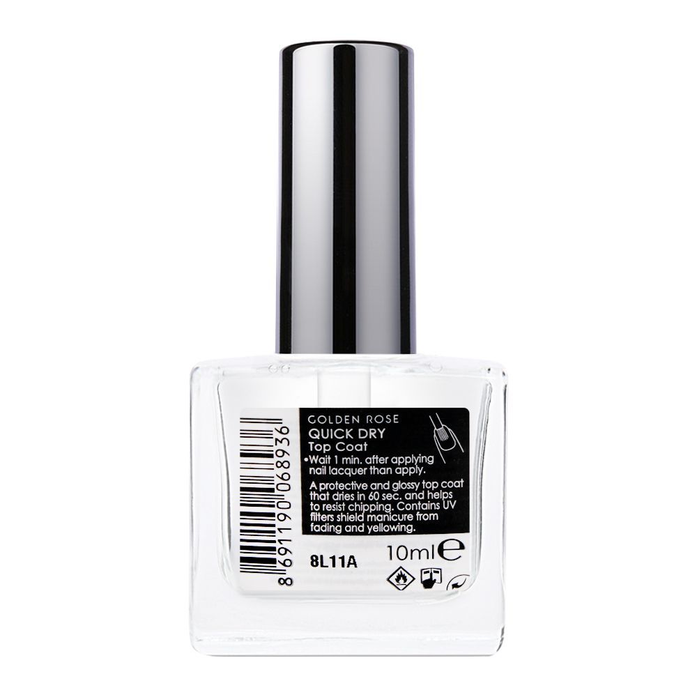 Golden Rose - Nail Polish Dryer Quick Dry Top Coat - Maxi Brush