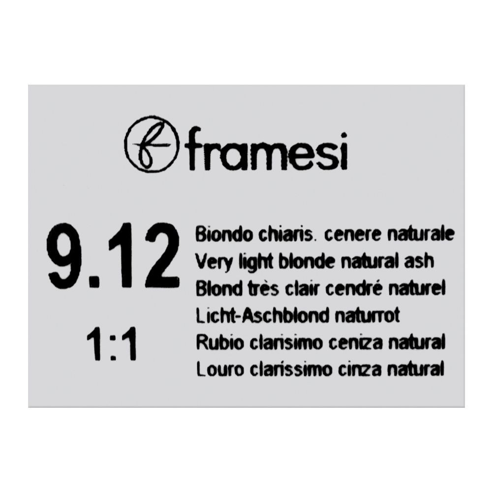 FRAMESI FRAMCOLOR GLAMOUR 9.12  VERY LIGHT BLONDE NATURAL ASH