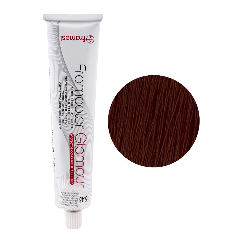 Framesi Framcolor Glamour Hair Coloring Cream, 5.64 Dark Chocolate Light Chestnut