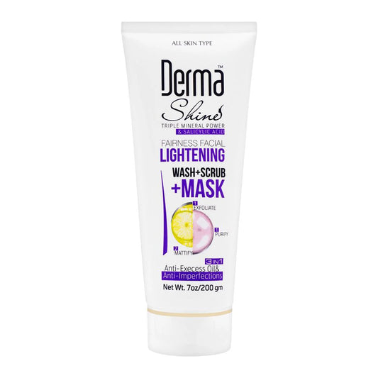 Derma Shine Lightening Wash+Scrub+Mask 200gm