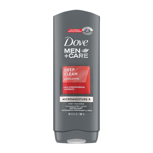 Dove Men Care Exfoliating Deep Clean Body Wash 400ML