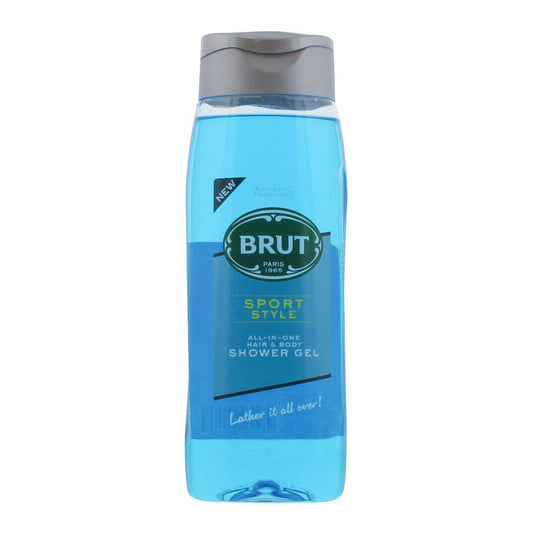 Brut Sport Style All-In-One Hair & Body Shower Gel - 500ml