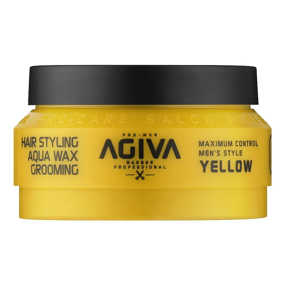 Agiva Professional Hair Styling Wax Yellow, Aqua Grooming 04 - 90ml