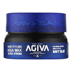 Agiva Hair Styling Aqua Wax Ultra Strong Navy Blue 02 - 155ml