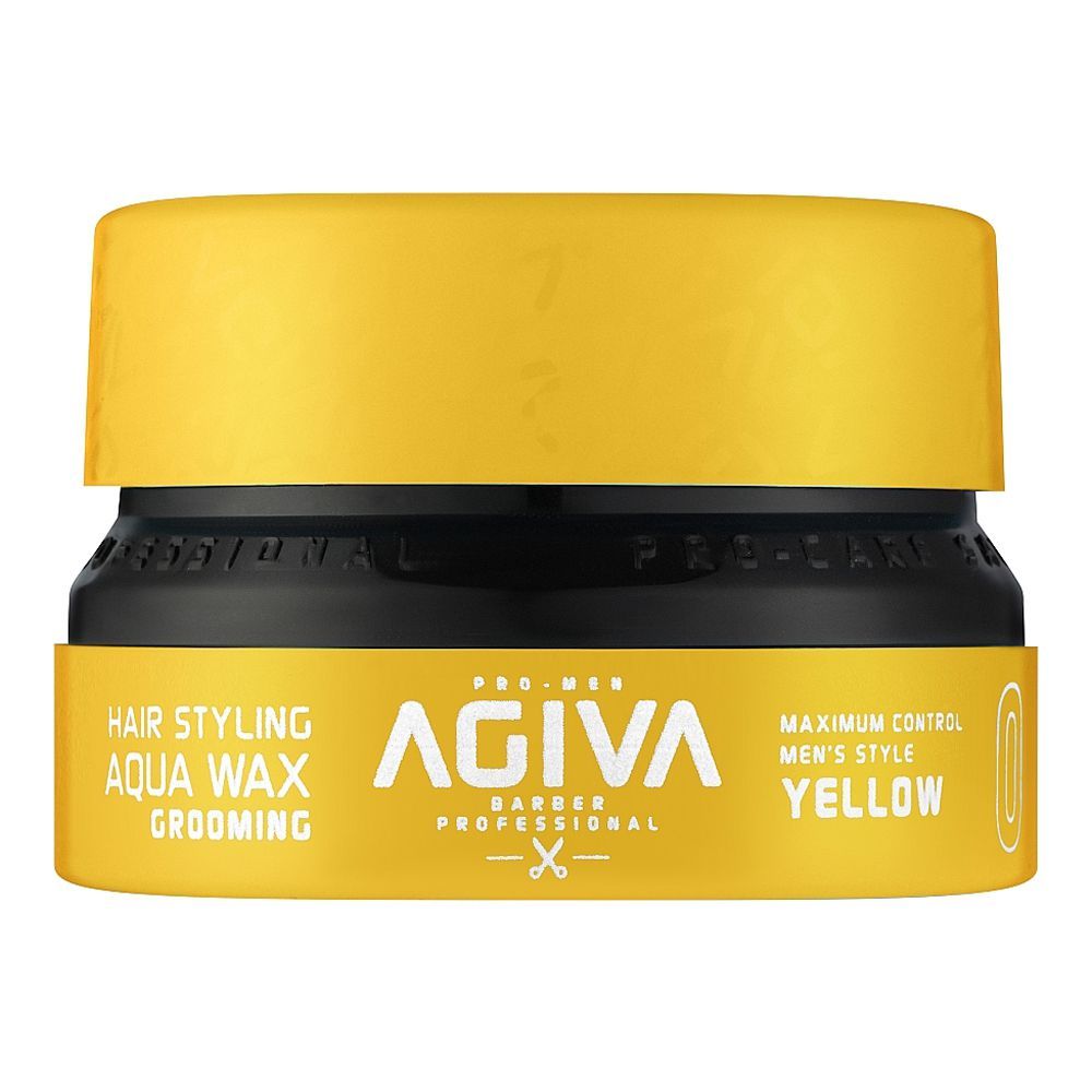 Agiva Professional Hair Styling Wax Yellow, Aqua Grooming 04 - 155ML