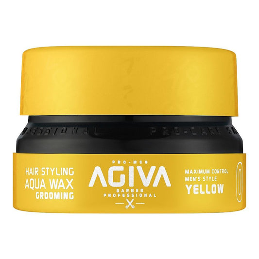 Agiva Professional Hair Styling Wax Yellow, Aqua Grooming 04 - 155ML