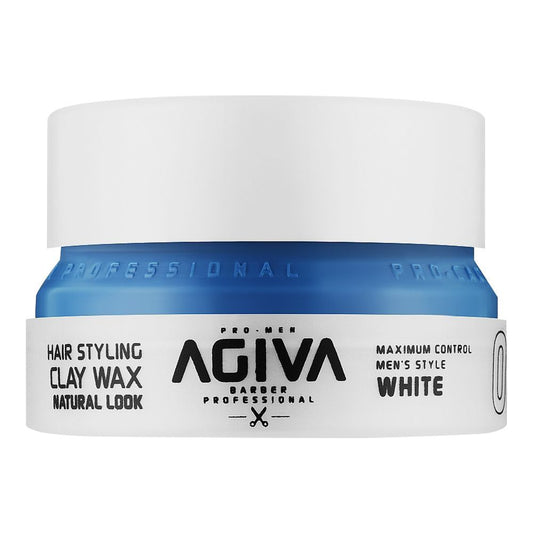 Agiva Professional Natural Look Hair Styling Wax, 06 Clay White - 155ml