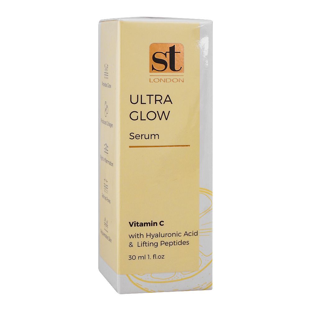 ST London - Vitamin C + Hyaluronic Acid & Lifting Peptides Ultra Glow Serum, 30ml