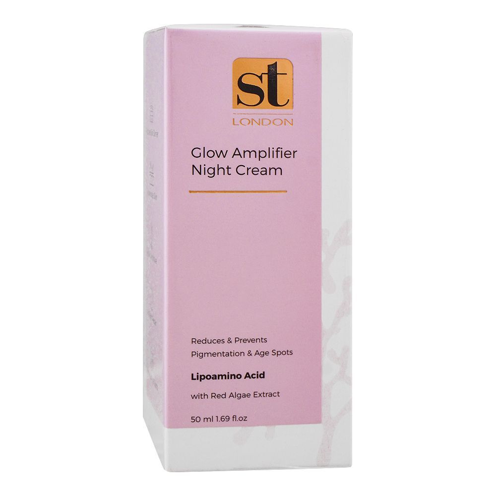 ST London -  Lipoamino Acid With Red Algae Extract Glow Amplifier Night Cream, 50ml