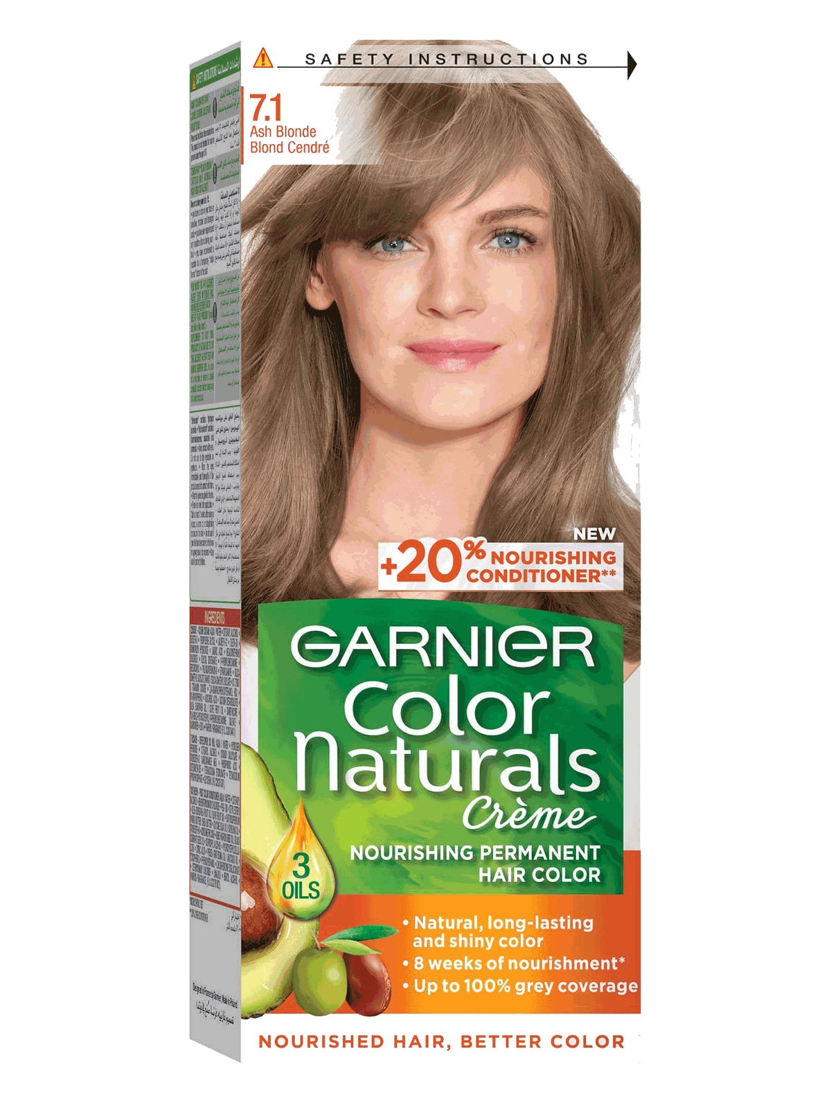 Garnier Color Naturals Creme - 7.1 Natural Ash Blonde