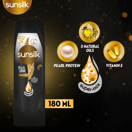 Sunsilk Black Shine Conditioner 180ML