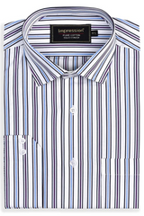 Multi Color Striped Dress Shirt