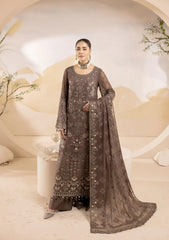 Lavish Pareesa Luxury Chiffon'24 D-05 UMBER