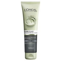 Loreal Paris Pure Clay Charcoal Detoxifying Gel Face Wash 150ml