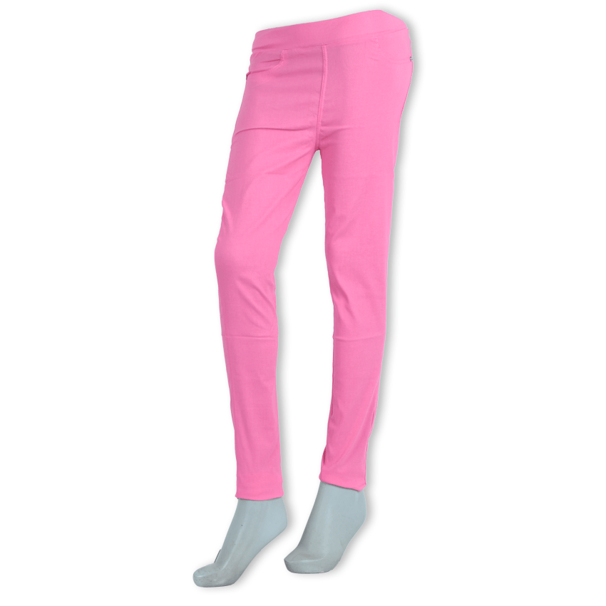 Women's Plain Pants - Pink