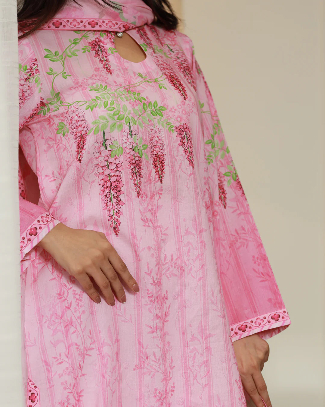 CHAMELI Whispered Grace Lawn Digital Print 3 Piece Unstitched Suit