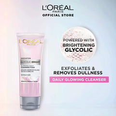 Loreal Glycolic-bright Glowing Daily Cleanser Foam 100ml