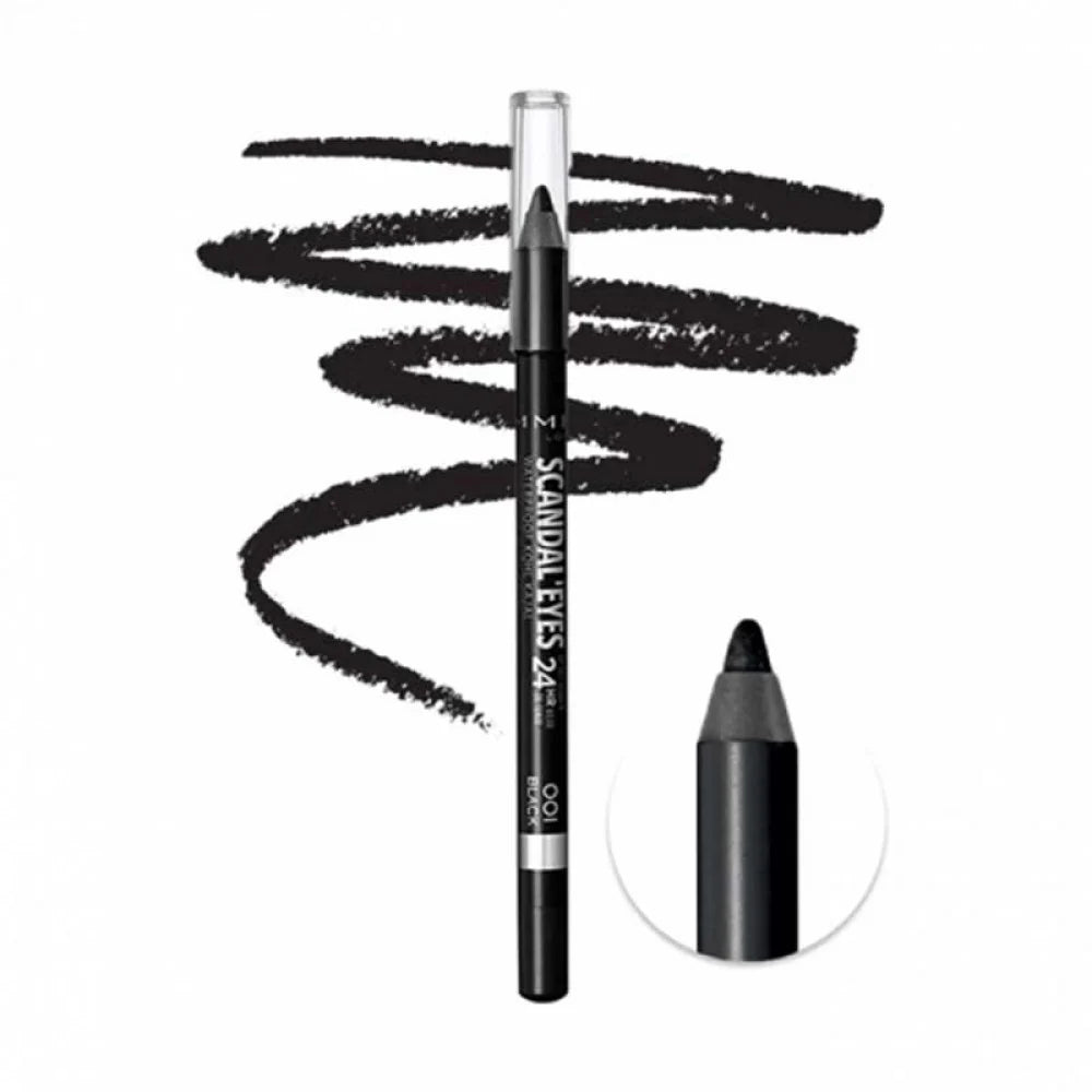 Rimmel London - Scandaleyes Waterproof Kohl Kajal Liner Black (001)