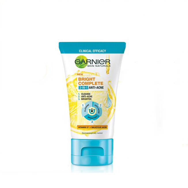 GARNIER 3-IN-1 Anti Acne Cleanser 90ml