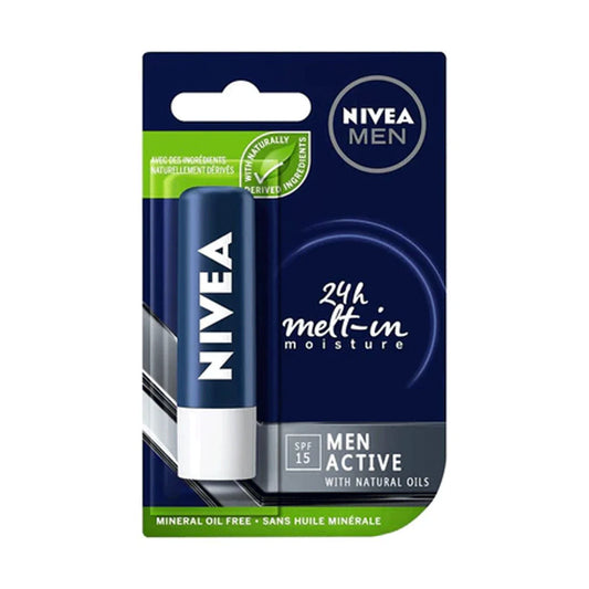 Nivea Men SPF Men Active Lip Balm 4.8G