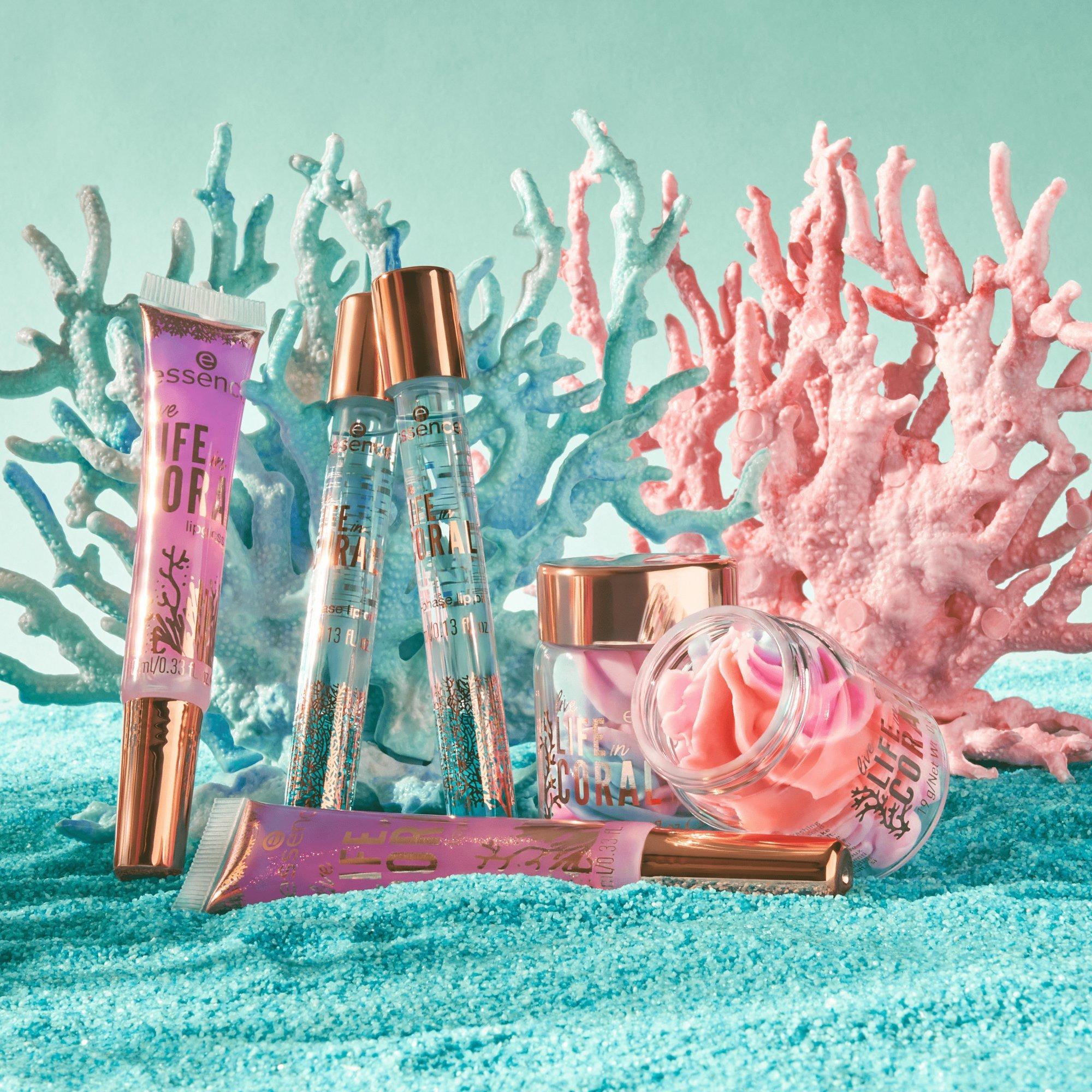 Essence - Life In Coral Bi-Phase Lip Oil - 01