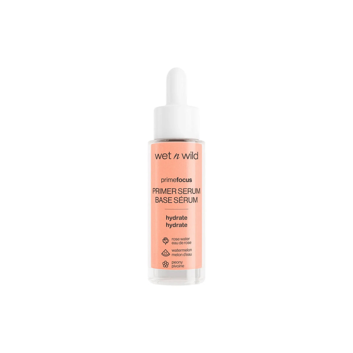 Wet n Wild - Prime Focus Primer Serum - Hydrating Makeup Base with Rose Water - 30ml
