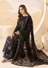 Lavish Pareesa Luxury Chiffon'24  D-03 Raven