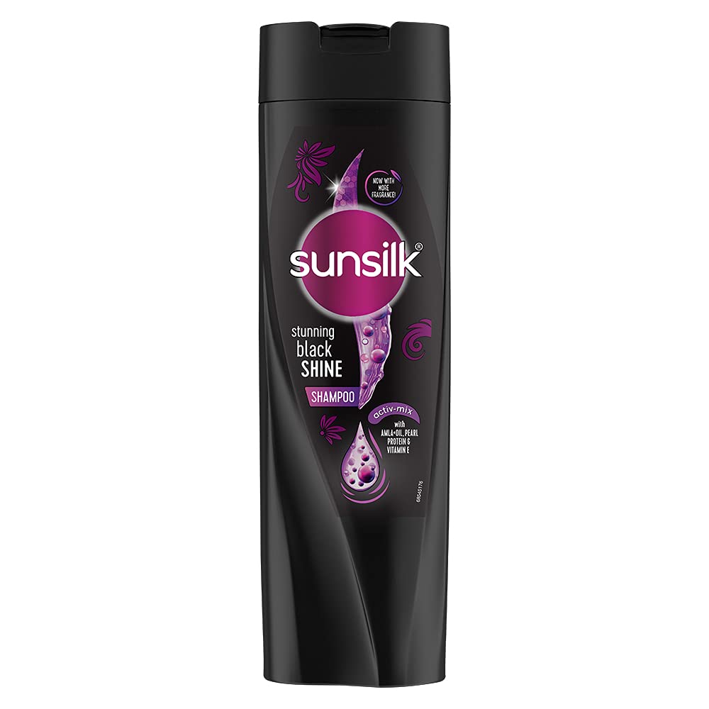 Sunsilk Stunning Shampooing Noir Brillant 2 in 1 Shampoo - 350ml