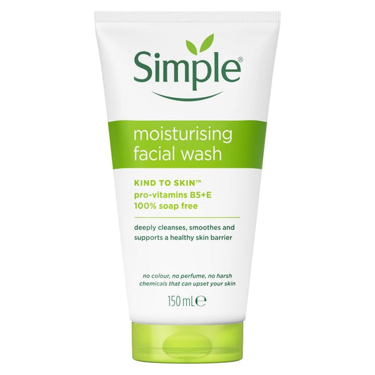 Simple - Moisturizing Facial Wash Vitamin B5 + E - 150ml