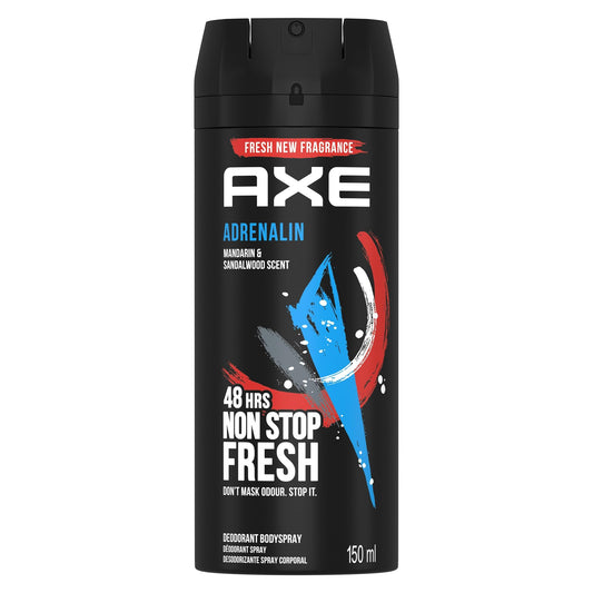 Axe - Adrenalin Deodorant Body Spray Non Stop 48H Fresh 150 ML