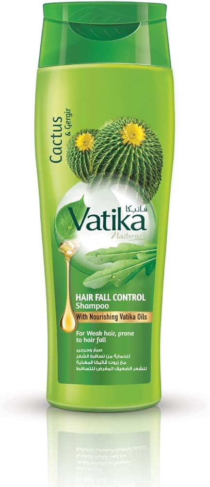 Vatika Cactus and Gergir for Hair Fall Control Shampoo 360ML