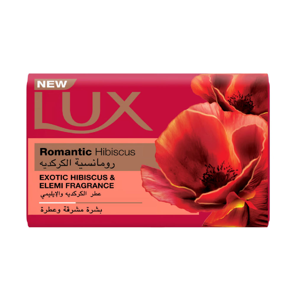 Lux - Romantic Hibiscus Bar Soap With Exotic Hibiscus & Elemi Fragrance - 170g