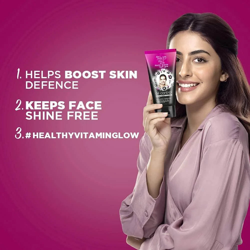 Glow & Lovely - Oil Control Activated Charcoal Face Wash - 150g