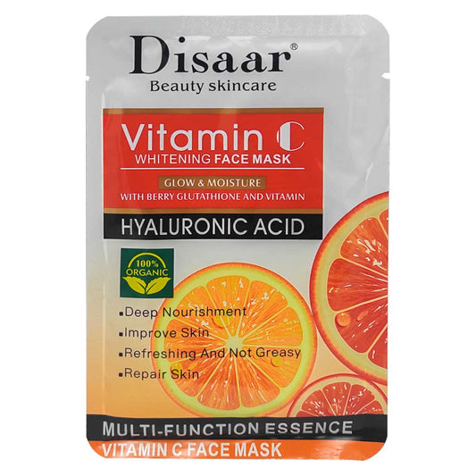 DISAAR BEAUTY SKIINCARE VITAMIN C WHITENING FACE MASK - 25 ML