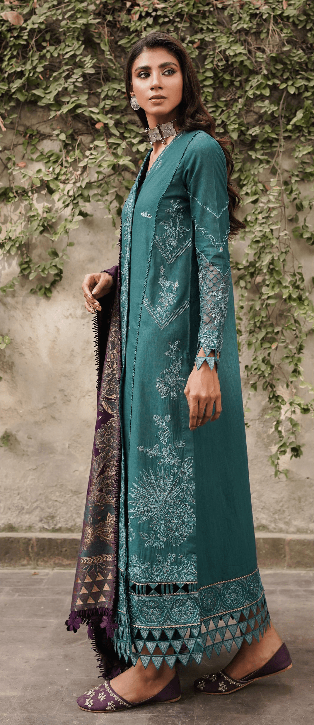 Shahtoosh By Jazmin Embroidered Khaddar Suits Unstitched 3 Piece JZ22SW 03 Samaa - Winter Collection SKU: 461220